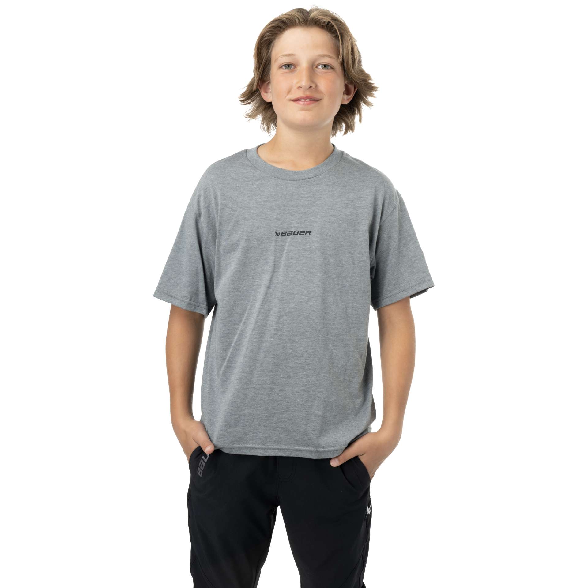 Bauer Core T-Shirt Jr Grå