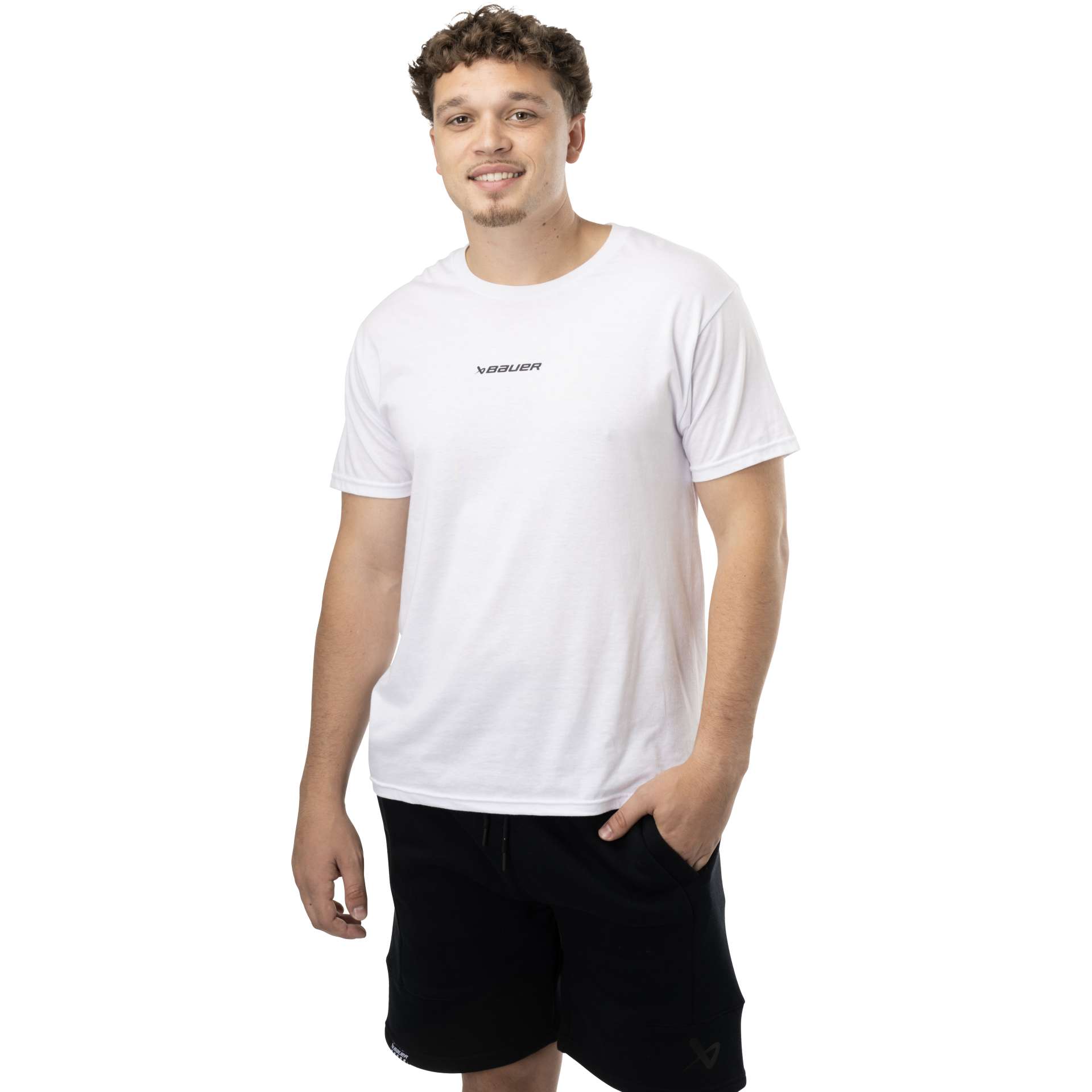 Bauer Core T-Shirt Sr Hvid