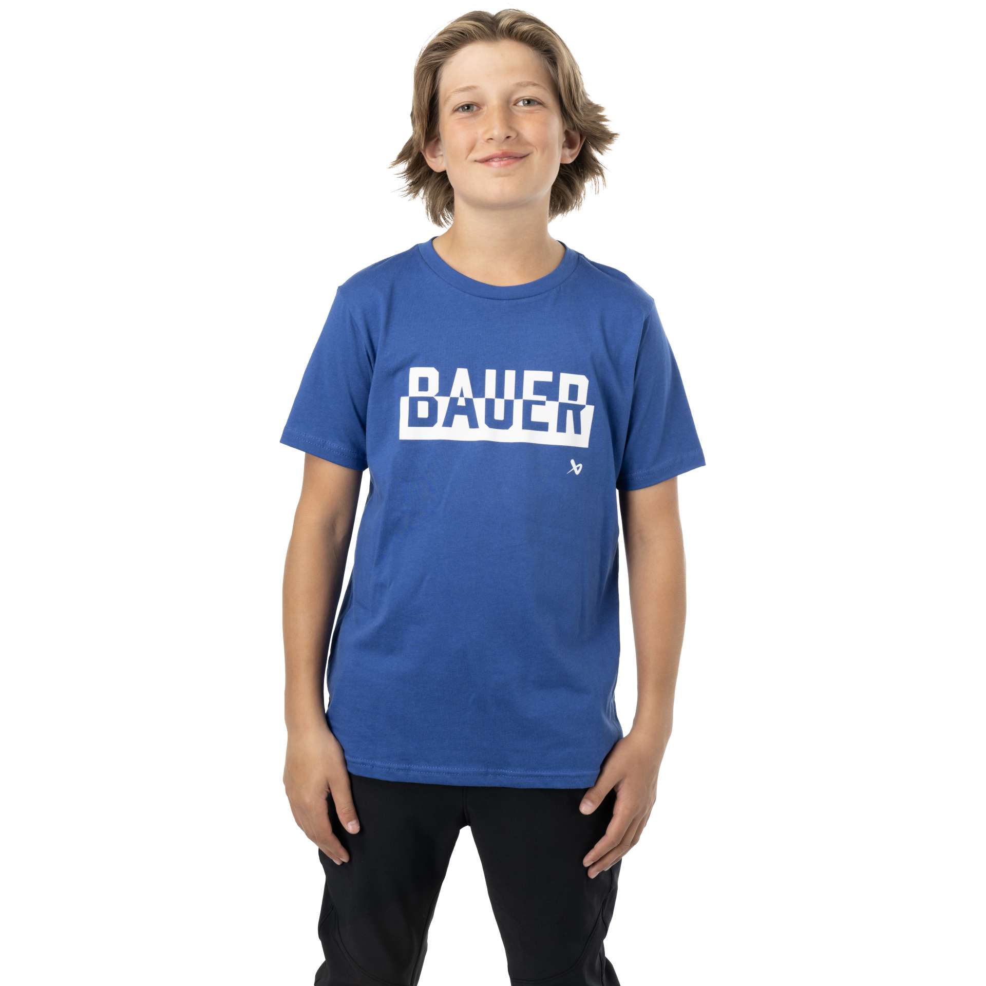 Bauer Hockey Dept T-Shirt Jr Blå