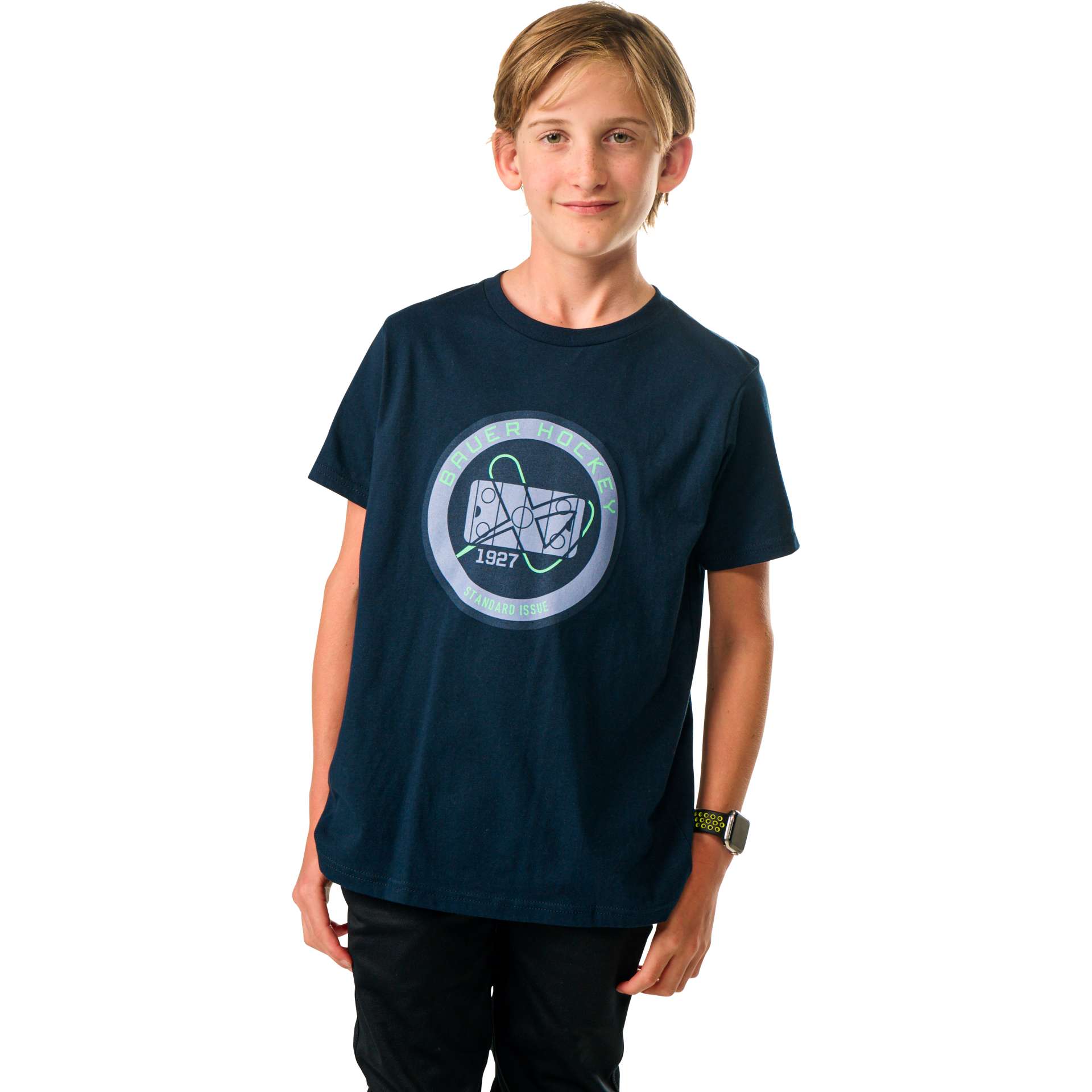 Bauer Hockey Rink T-Shirt Jr Navy