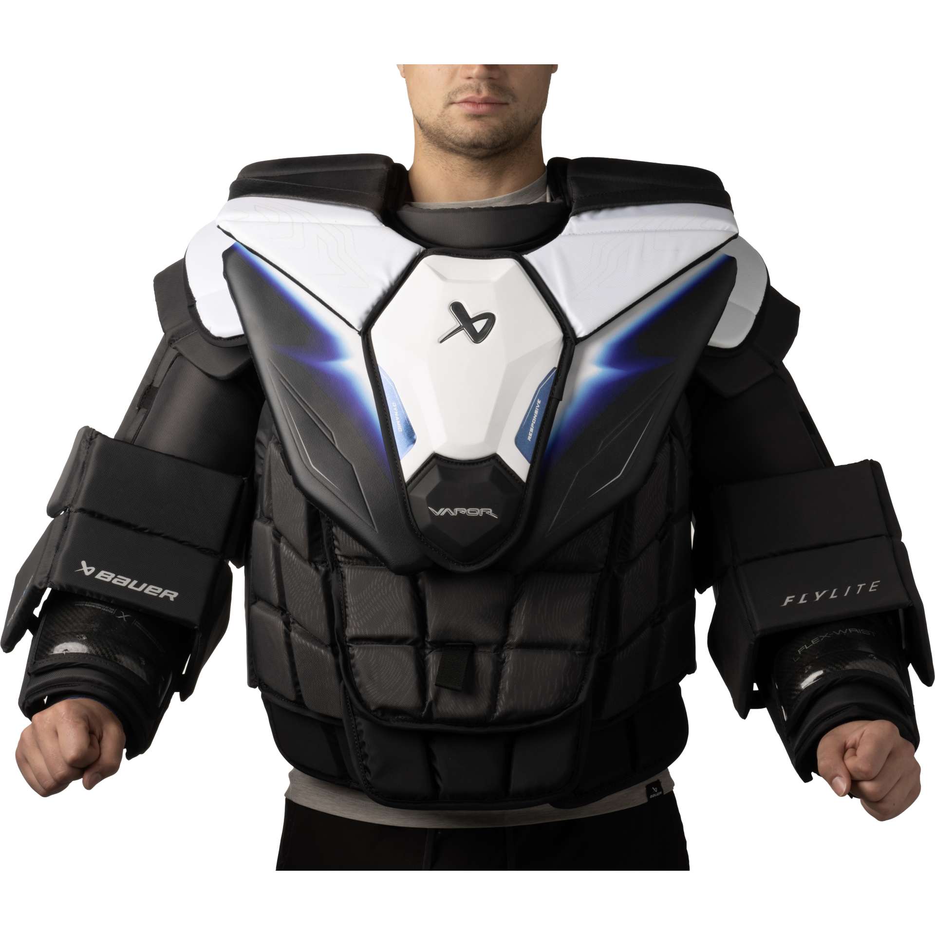 Bauer Vapor Flylite Målmands Skulderpanser Int