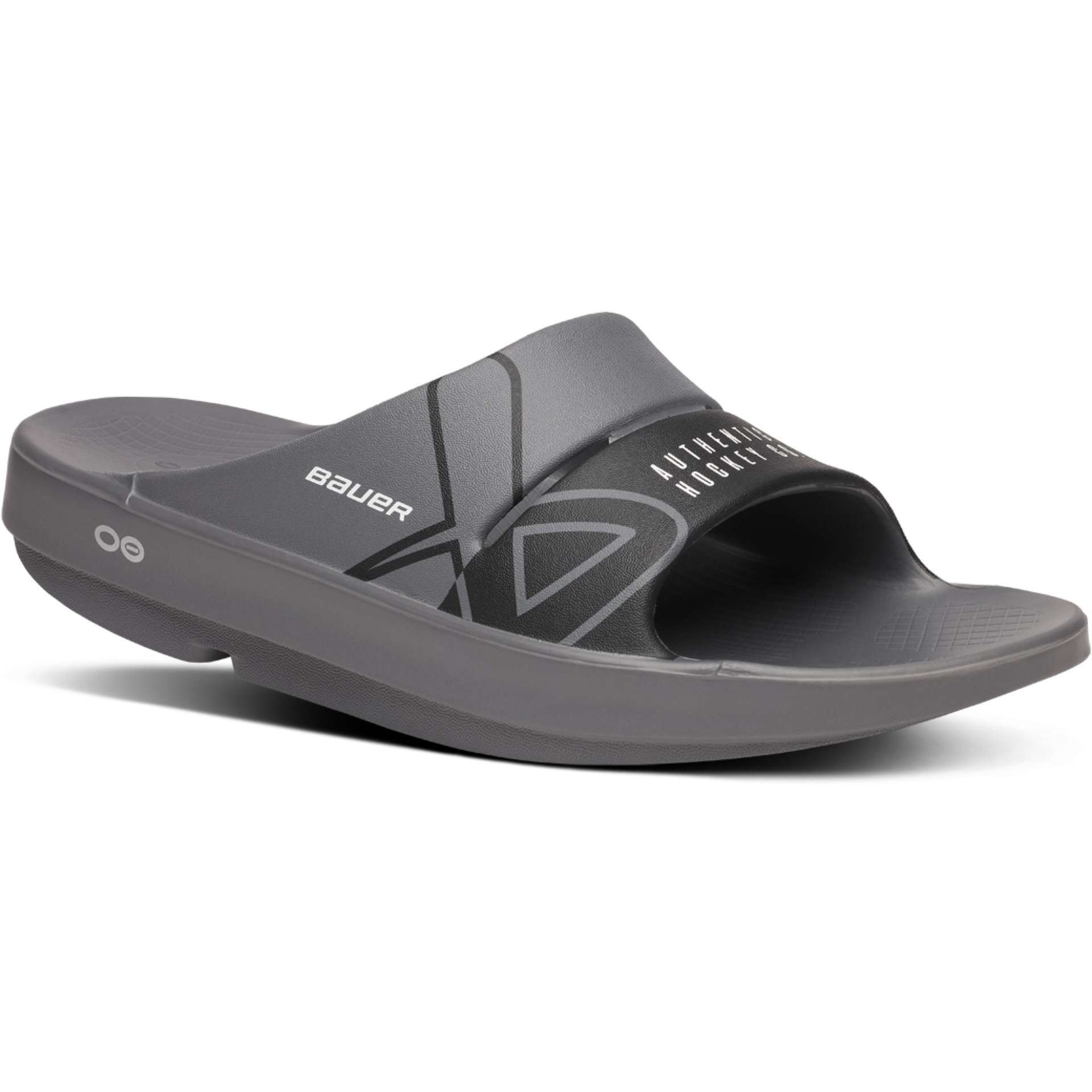 Bauer x Oofos Sport Badesandaler Grå